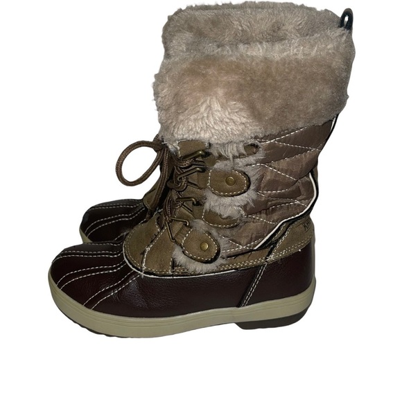 Khombu Shelby Faux Fur Lined Lace Up Winter Boots - Picture 4 of 8